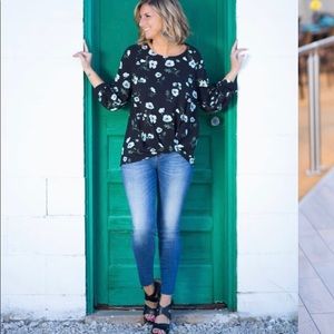 Gibson floral print top